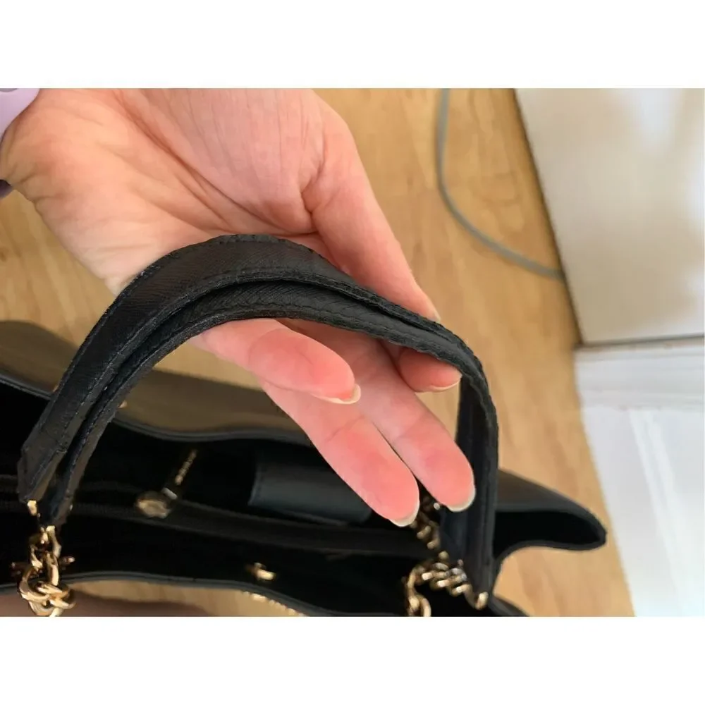 Michael Kors black handbag tote - Picture 7 of 8